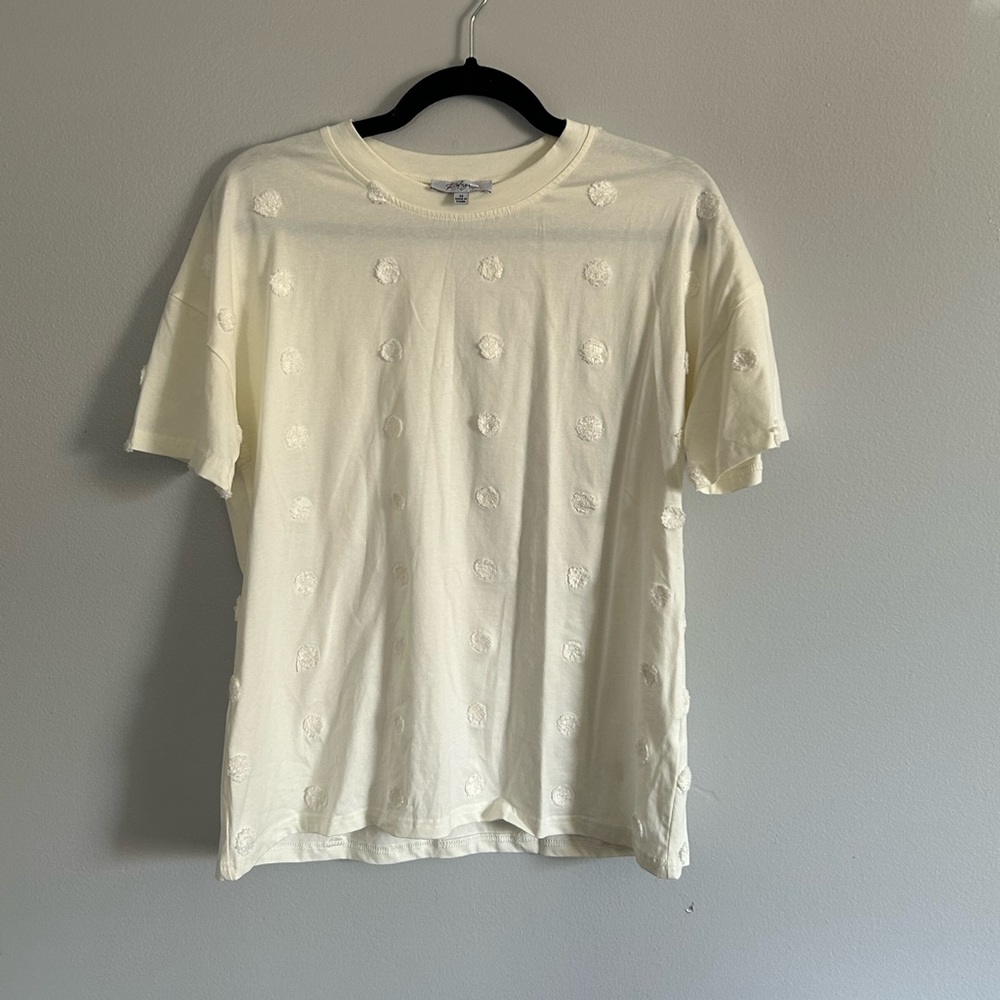 Fluffy Polka Dot t-shirt